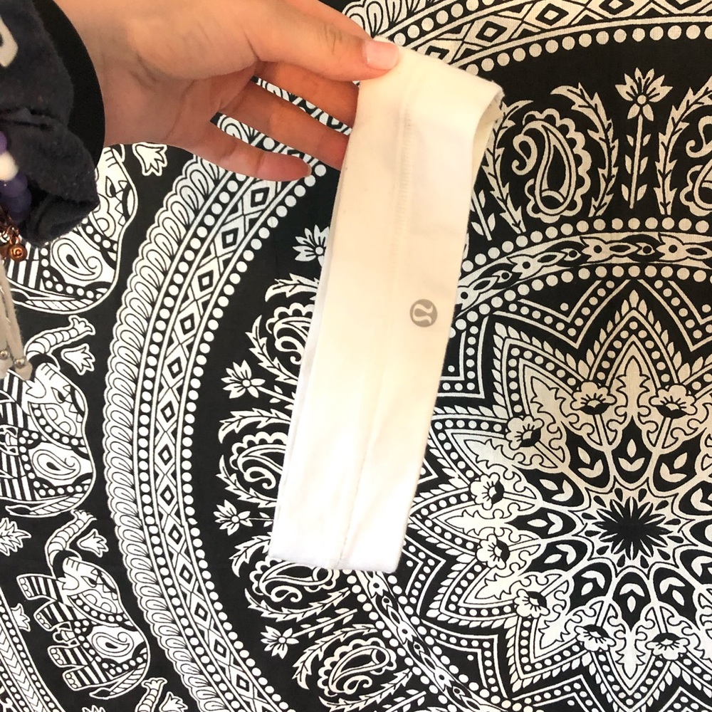 Lululemon White Headband